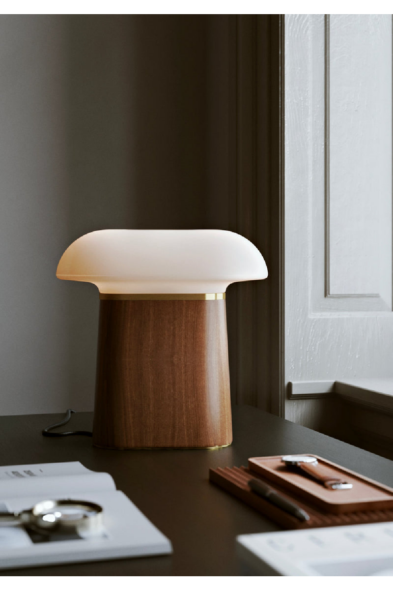 Glass Shade Table Lamp | WOUD Nova | Oroatrade.com