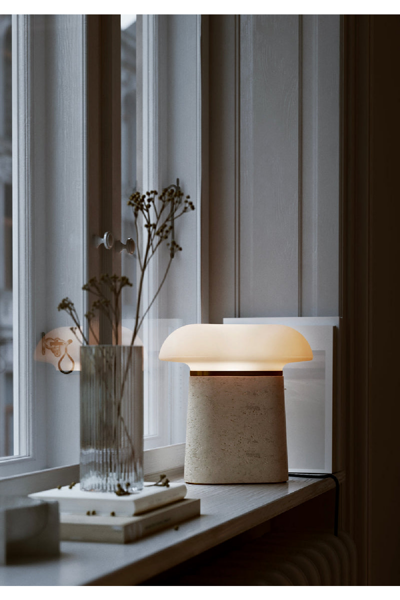 Glass Shade Table Lamp | WOUD Nova | Oroatrade.com