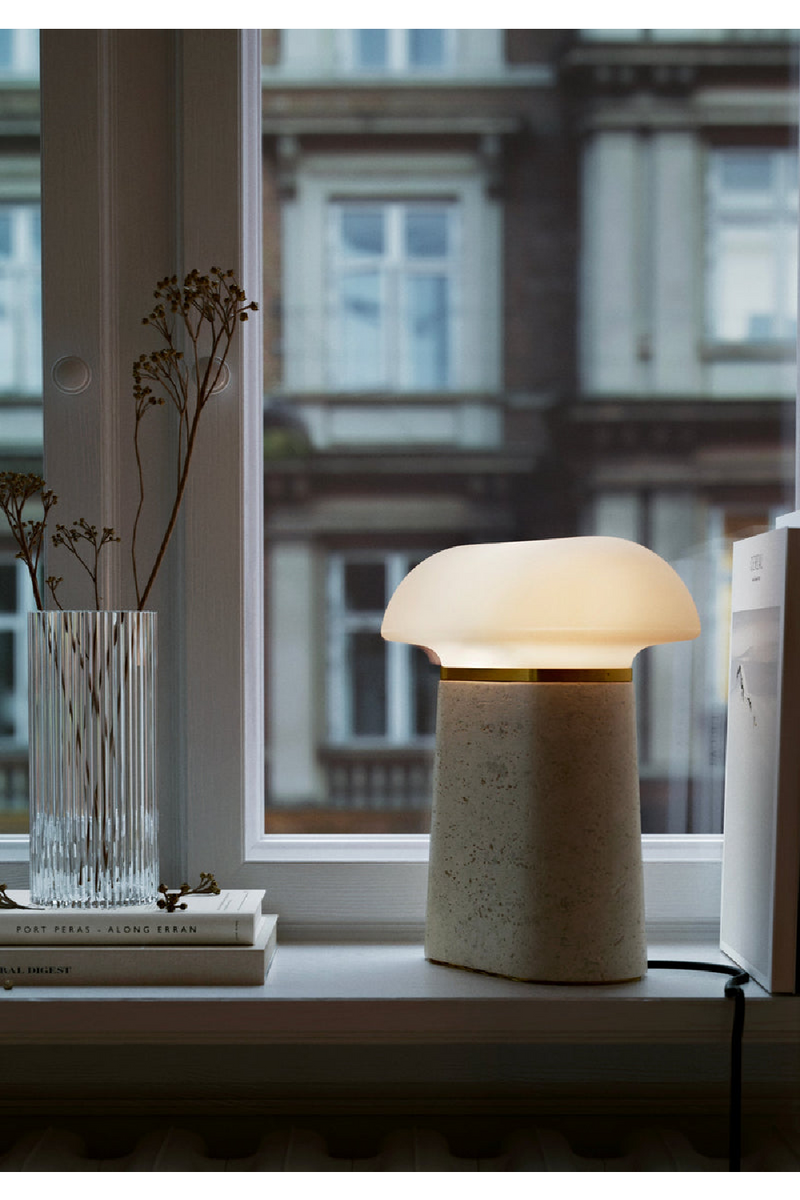 Glass Shade Table Lamp | WOUD Nova | Oroatrade.com