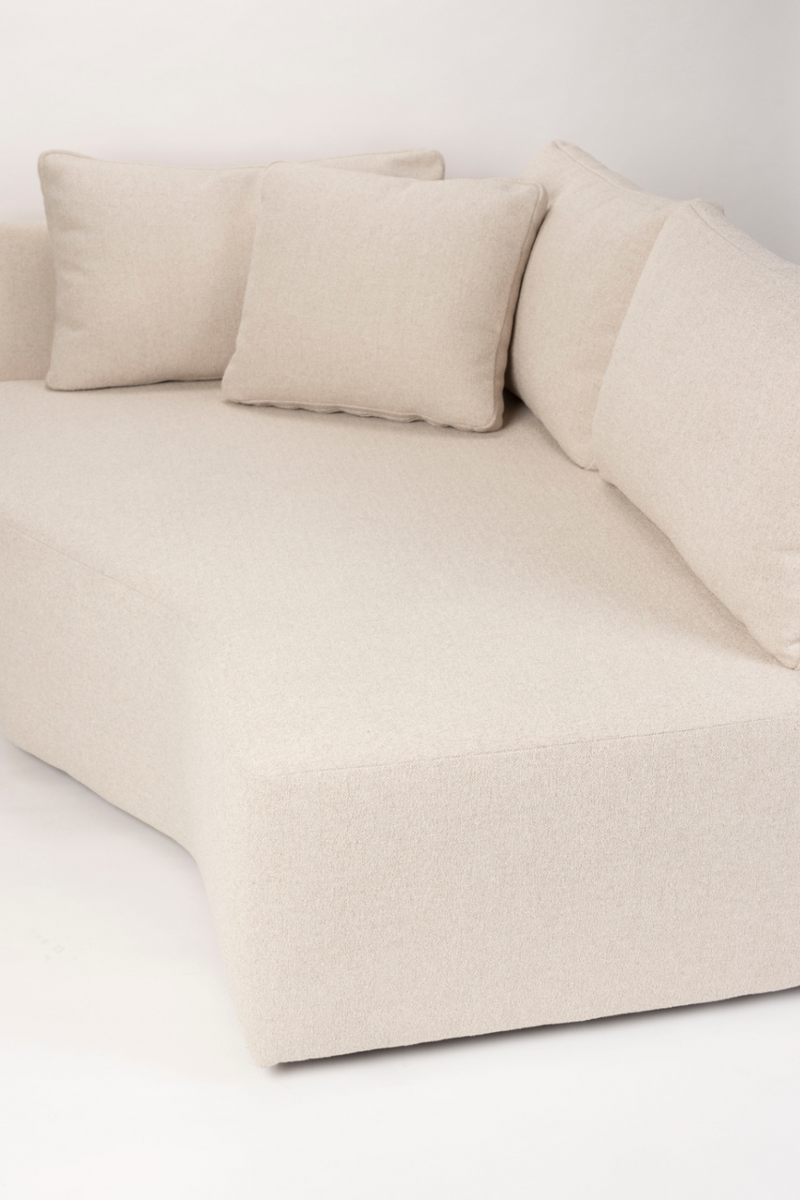 Cream Chaise Longue | Zuiver Prosper | Oroatrade.com