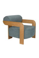 Ash Framed Boucle Lounge Chair | Zuiver Oolong | Oroatrade.com