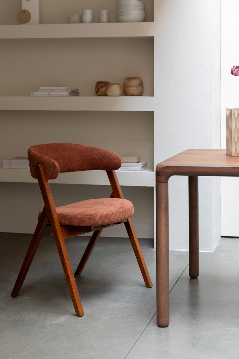 Oak Curved Dining Chairs (2) | Zuiver Pom | Oroatrade.com