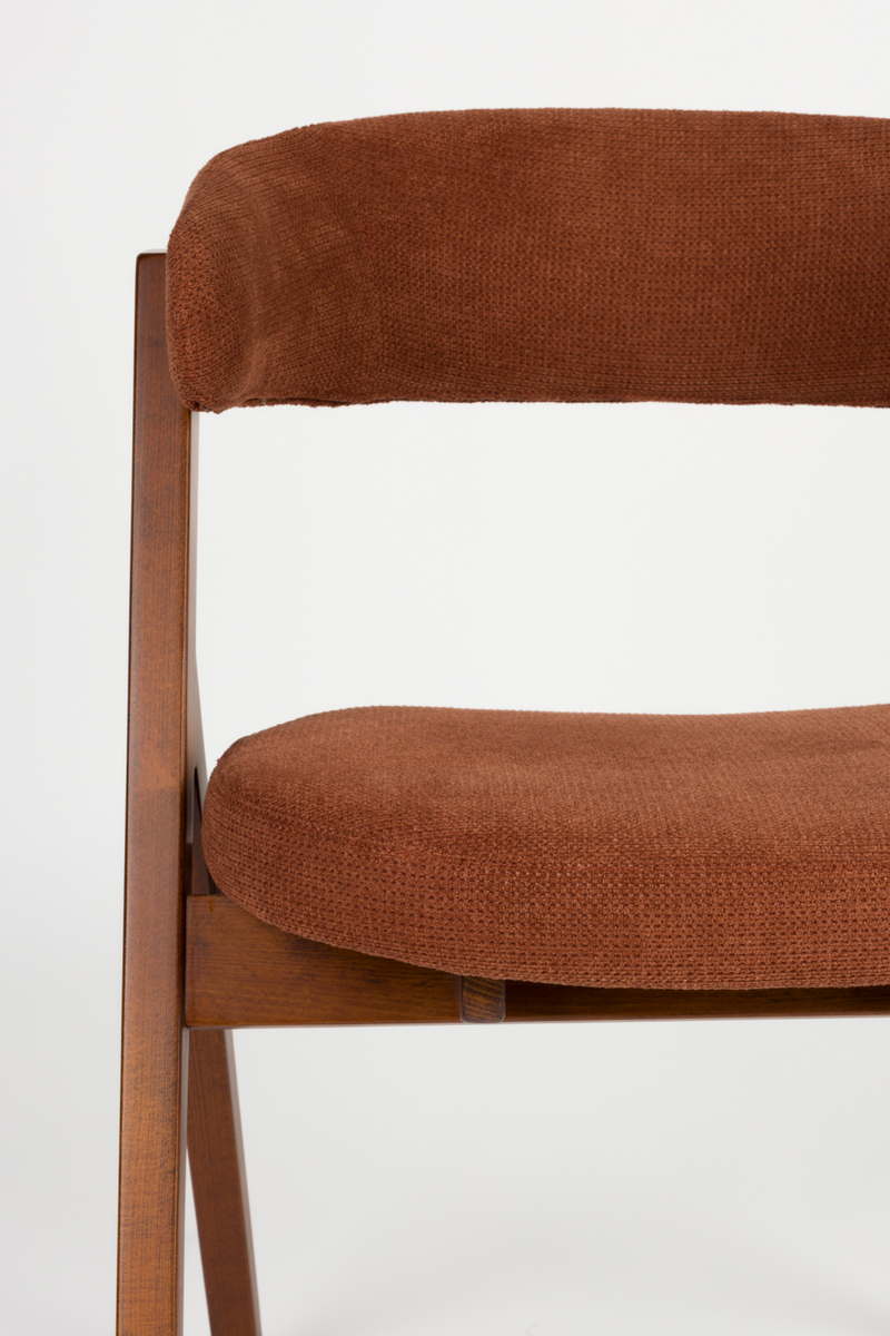 Oak Curved Dining Chairs (2) | Zuiver Pom | Oroatrade.com