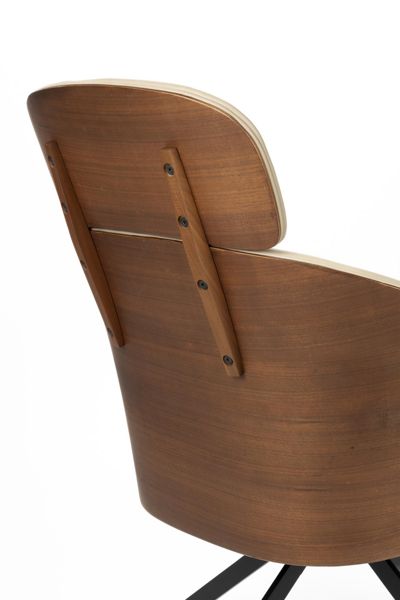 Beige Leather Lounge Chair | Zuiver Frie | Oroatrade.com