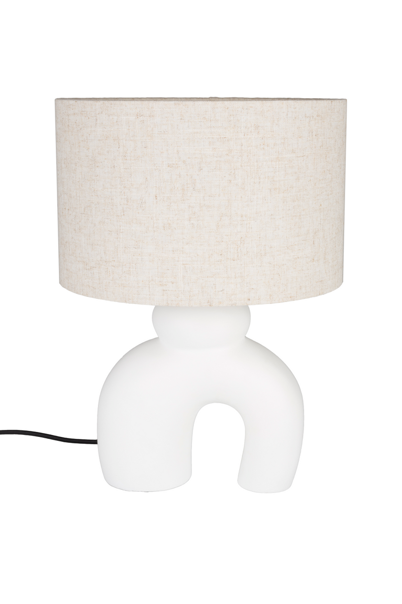 White Curved Table Lamp | Zuiver Bibi | Oroatrade.com