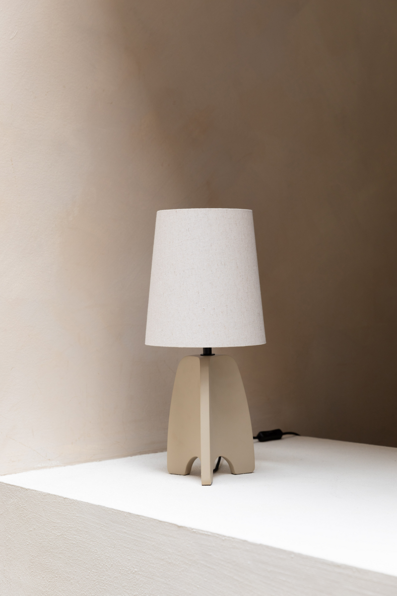 Beige Concrete Table Lamp | Zuiver Saba | Oroatrade.com