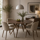 Hospitality furniture - Solid Wood Round Dining Table - www.oroatrade.com