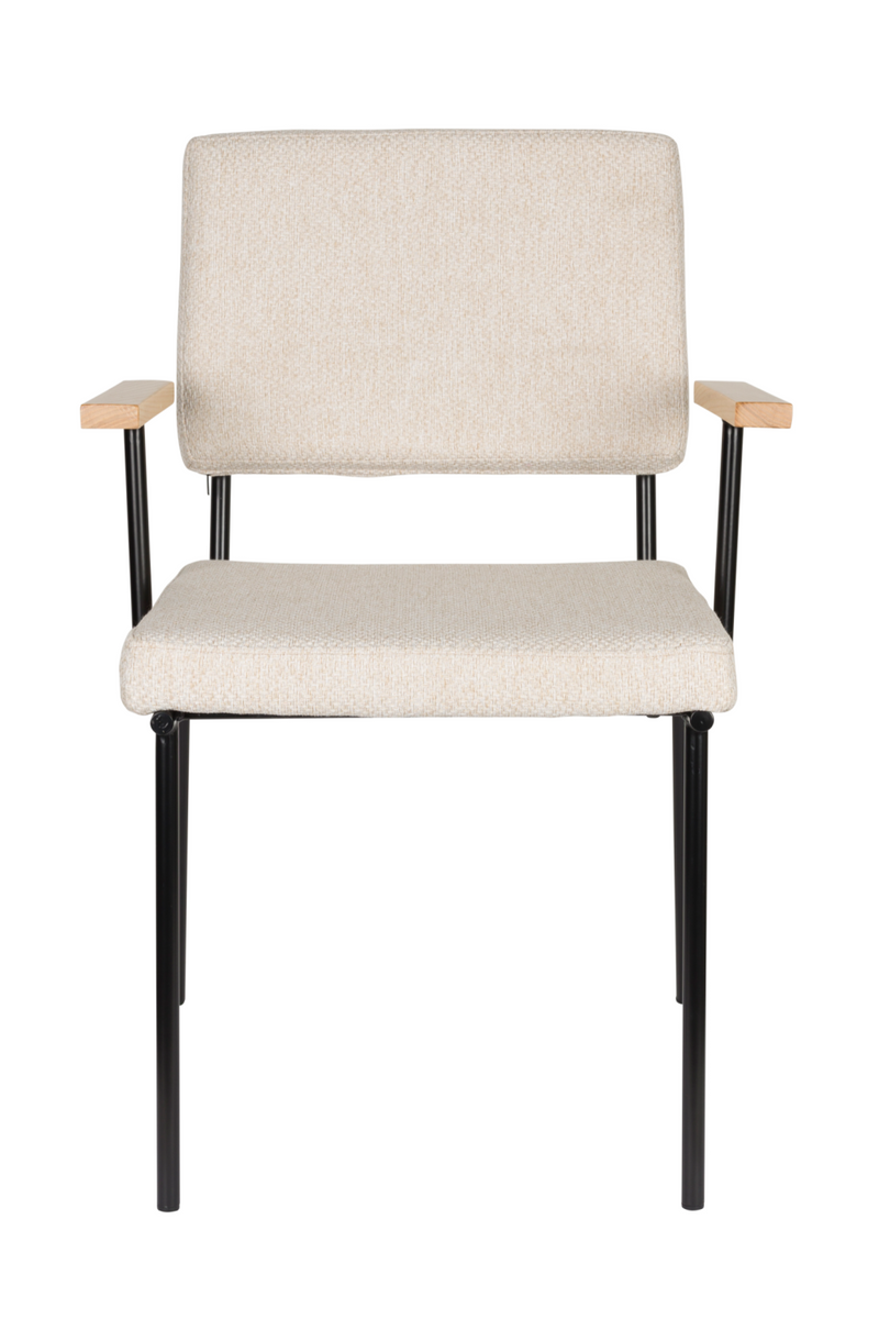 Gray Upholstered Dining Armchair | Zuiver Fellow  | Oroatrade.com