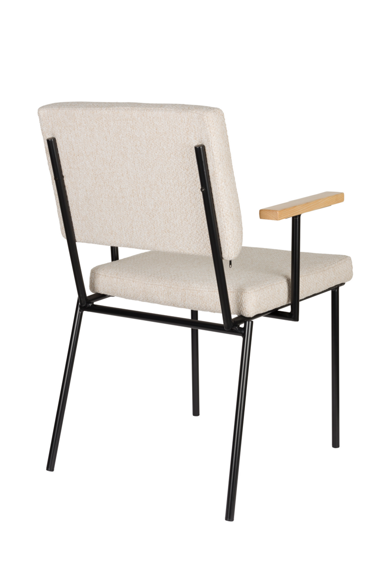 Gray Upholstered Dining Armchair | Zuiver Fellow  | Oroatrade.com