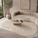 Hospitality furniture - Beige Striped Organic-Shaped Carpet - www.oroatrade.com