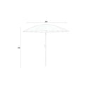 Hospitality furniture - Red Sunbrella Parasol - www.oroatrade.com