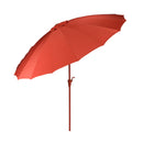 Hospitality furniture - Red Sunbrella Parasol - www.oroatrade.com