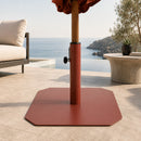 Hospitality furniture - Red Sunbrella Parasol - www.oroatrade.com
