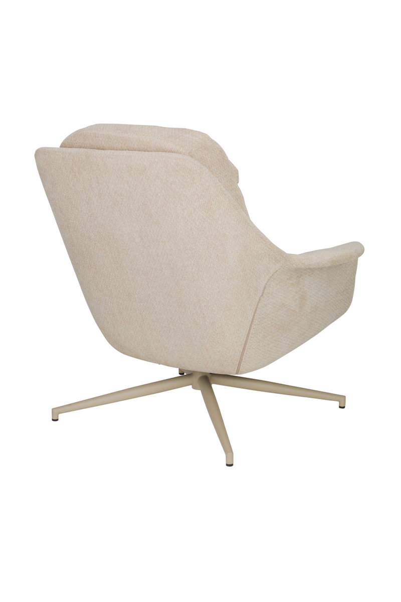 Beige Swivel Lounge Chair | Zuiver Philly | Oroatrade.com