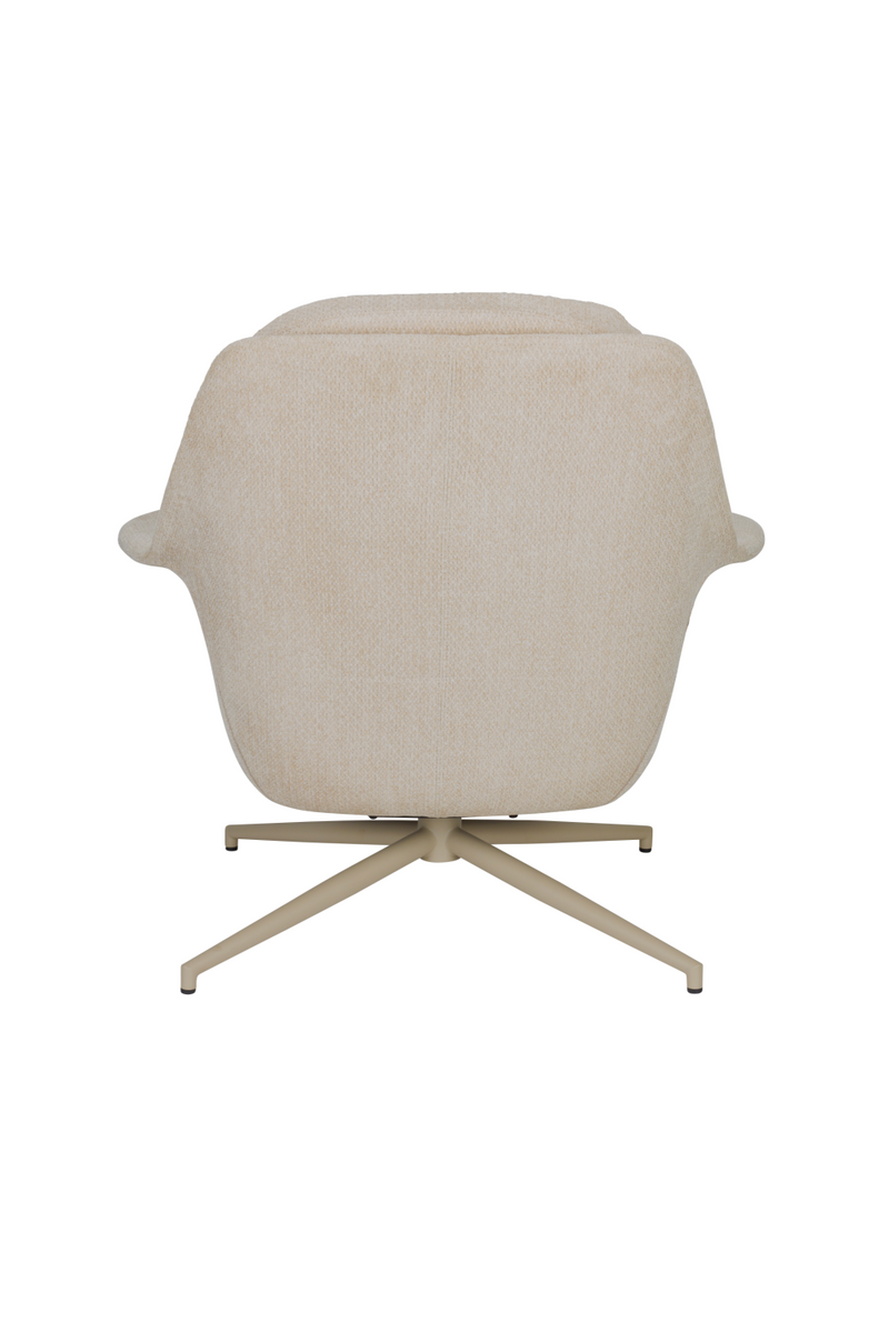 Beige Swivel Lounge Chair | Zuiver Philly | Oroatrade.com