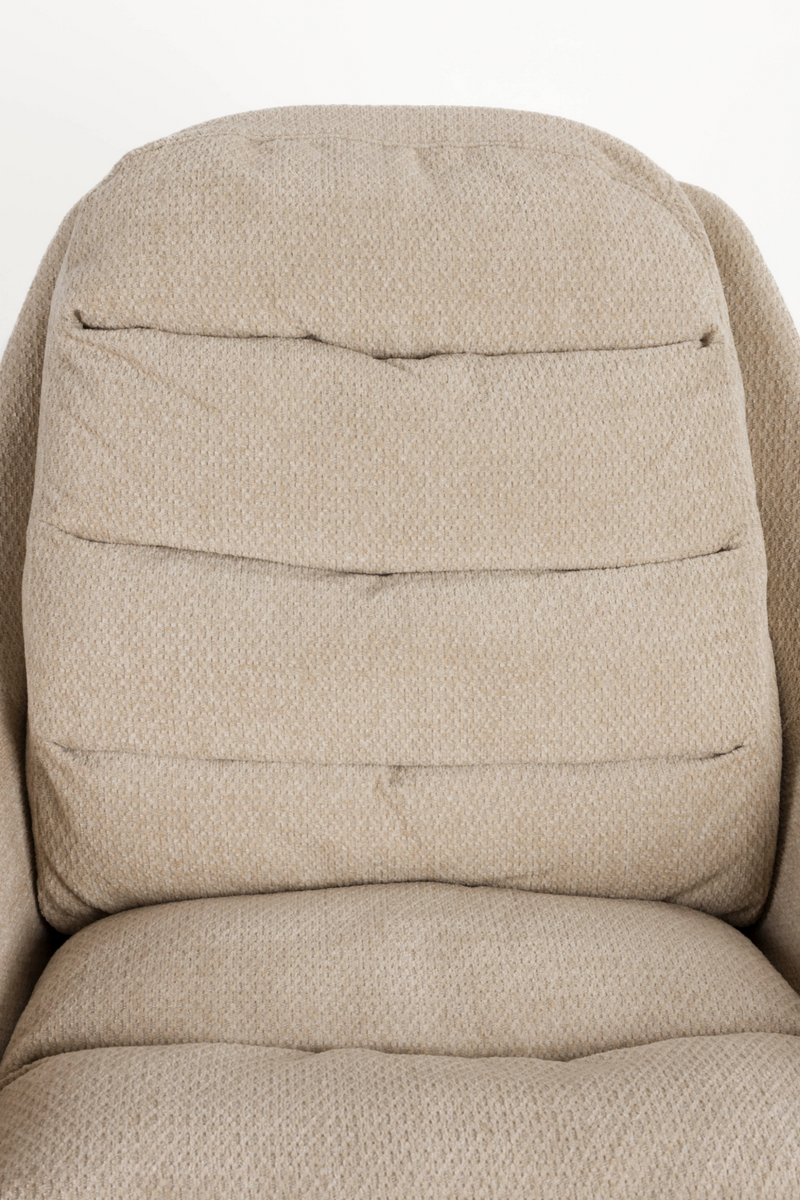 Beige Swivel Lounge Chair | Zuiver Philly | Oroatrade.com