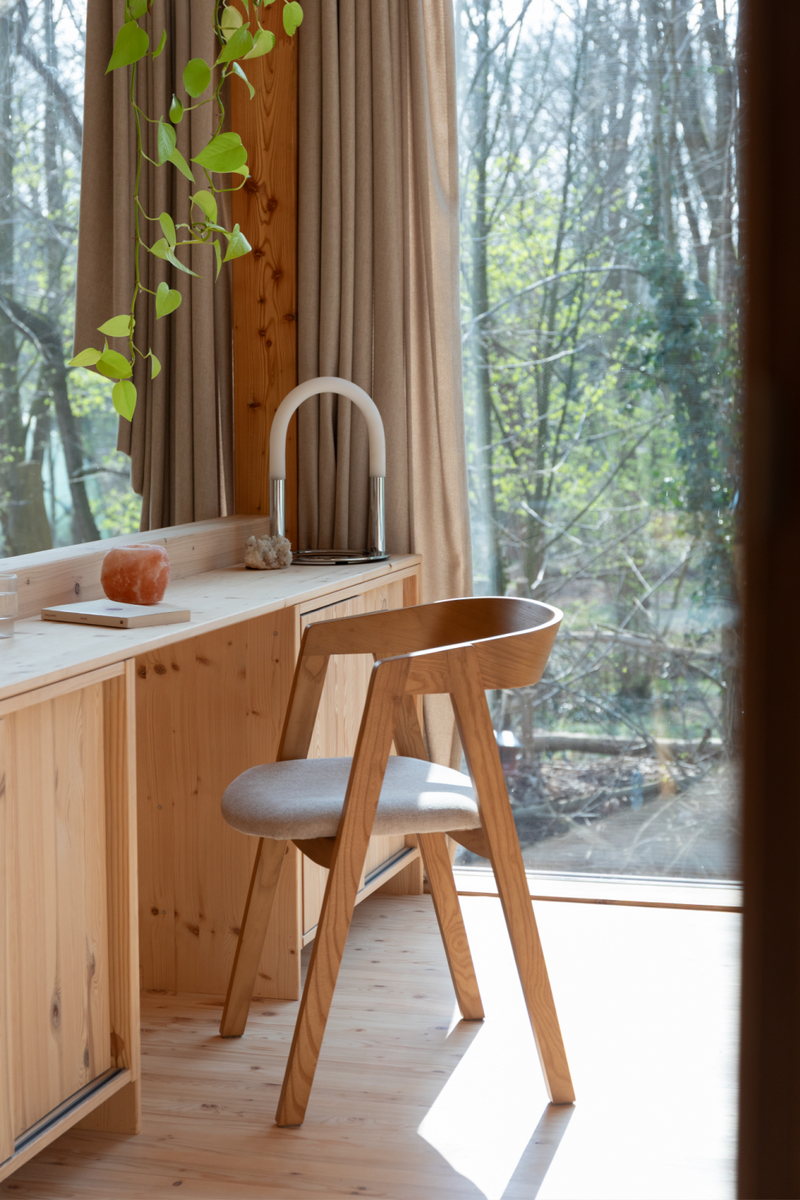 Solid Ash Dining Chairs (2) | Zuiver Mads | Oroatrade.com