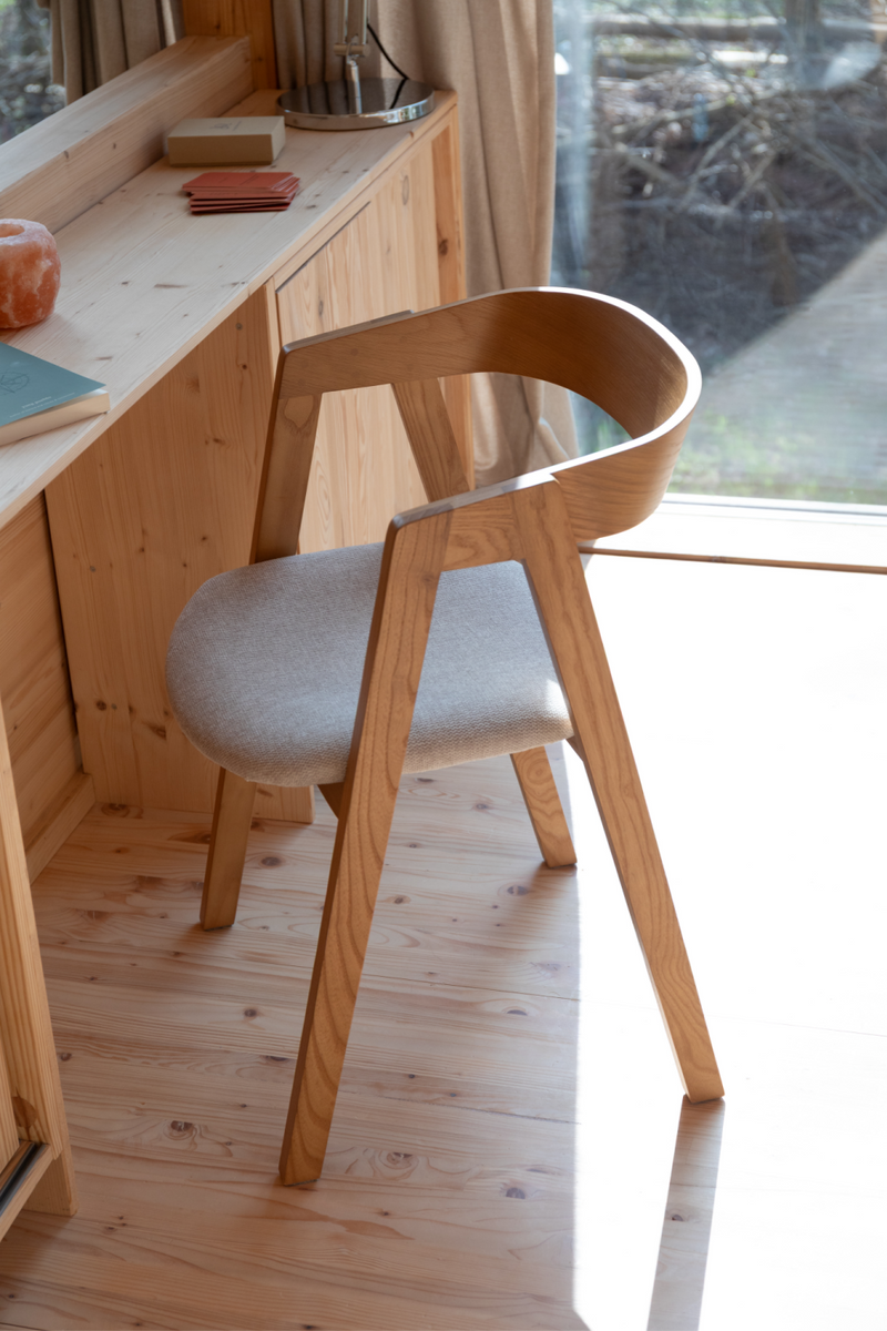 Solid Ash Dining Chairs (2) | Zuiver Mads | Oroatrade.com
