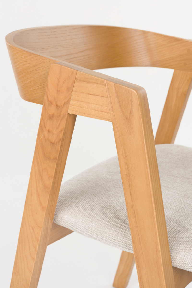 Solid Ash Dining Chairs (2) | Zuiver Mads | Oroatrade.com