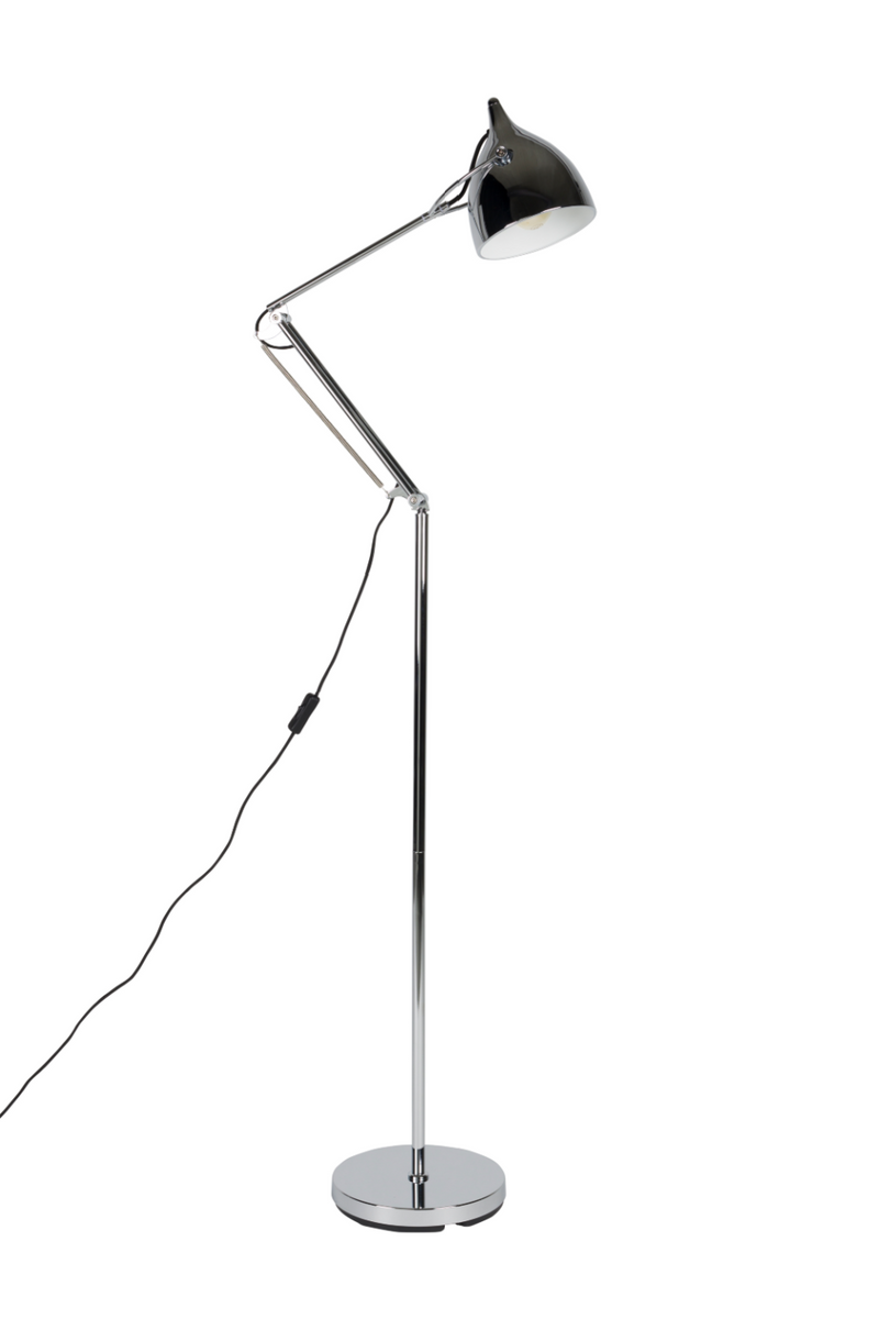 Chrome Adjustable Floor Lamp | Zuiver Reader | Oroatrade.com