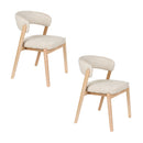 Hospitality furniture - Oak Framed Dining Chairs (2) - www.oroatrade.com