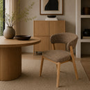 Hospitality furniture - Oak Framed Dining Chairs (2) - www.oroatrade.com