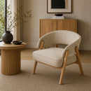 Hospitality furniture - Oak Framed Lounge Chair - www.oroatrade.com