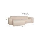 Hospitality furniture - Cream 3-Seater Sofa - www.oroatrade.com