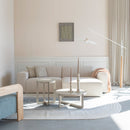 Hospitality furniture - Cream 3-Seater Sofa - www.oroatrade.com