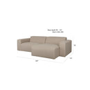 Hospitality furniture - Beige 3-Seater Sofa - www.oroatrade.com