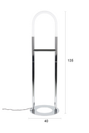 Modern Chrome Floor Lamp | Zuiver Arch | Oroatrade.com