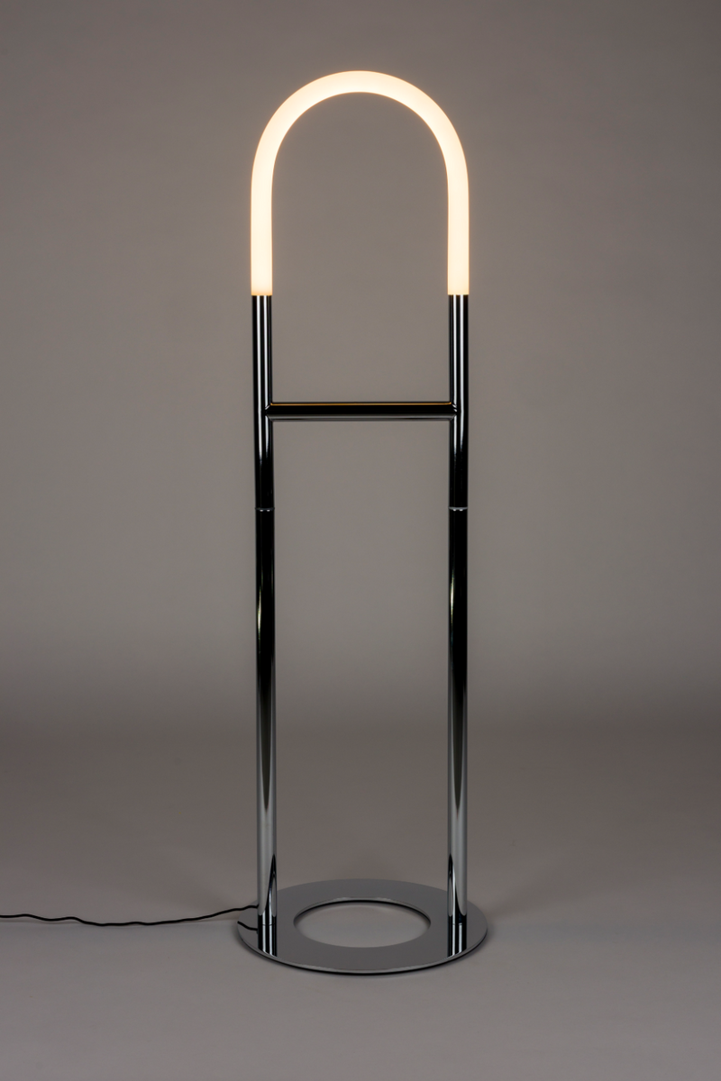 Modern Chrome Floor Lamp | Zuiver Arch | Oroatrade.com