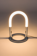 Modern Chrome Table Lamp | Zuiver Arch | Oroatrade.com