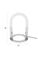 Modern Chrome Table Lamp | Zuiver Arch | Oroatrade.com