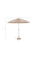 Stainless Steel Parasol Set | Zuiver Sunbrella Sunshine | Oroatrade.com