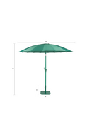 Stainless Steel Parasol Set | Zuiver Sunbrella Sunshine | Oroatrade.com