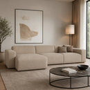 Hospitality furniture - Beige 4-Seater Sofa - www.oroatrade.com