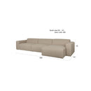 Hospitality furniture - Beige 4-Seater Sofa - www.oroatrade.com