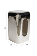 Cut-Out Painted Iron Stool | Zuiver Creek | Oroatrade.com