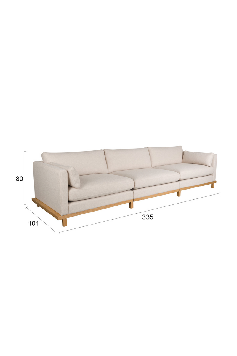 Cream Fabric Sofa | Zuiver Blossom | Oroatrade.com