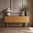 Oak 2-Drawer 2-Door Cabinet | Zuiver High On Wood
