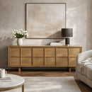 Hospitality furniture - Solid Ash Japandi Cabinet - www.oroatrade.com