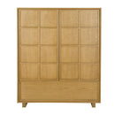Natural Solid Ash 2-Door Cabinet | Zuiver Raster