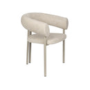 Hospitality furniture - Beige Curved Dining Armchairs (2) - www.oroatrade.com