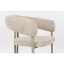Hospitality furniture - Beige Curved Dining Armchairs (2) - www.oroatrade.com