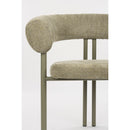 Hospitality furniture - Beige Curved Dining Armchairs (2) - www.oroatrade.com