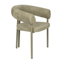 Hospitality furniture - Beige Curved Dining Armchairs (2) - www.oroatrade.com