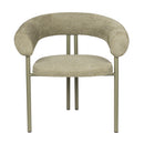 Hospitality furniture - Beige Curved Dining Armchairs (2) - www.oroatrade.com