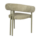 Hospitality furniture - Beige Curved Dining Armchairs (2) - www.oroatrade.com