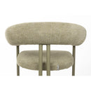 Hospitality furniture - Beige Curved Dining Armchairs (2) - www.oroatrade.com